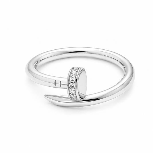 Nailed It Ring - Diamanté