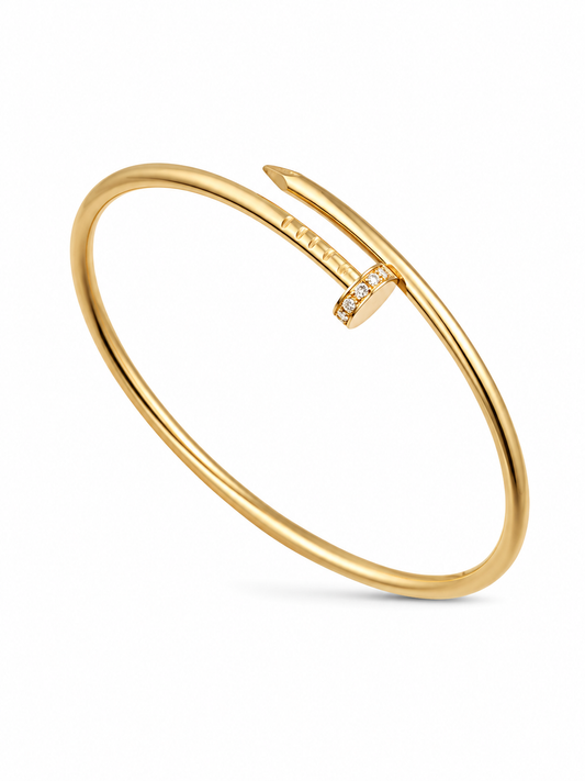 Nailed It Bangle - Diamanté