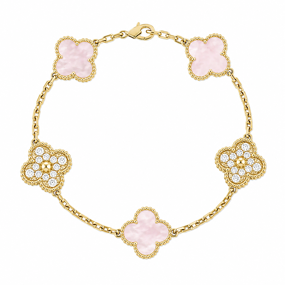 Lucky Bracelet - Diamanté Pink