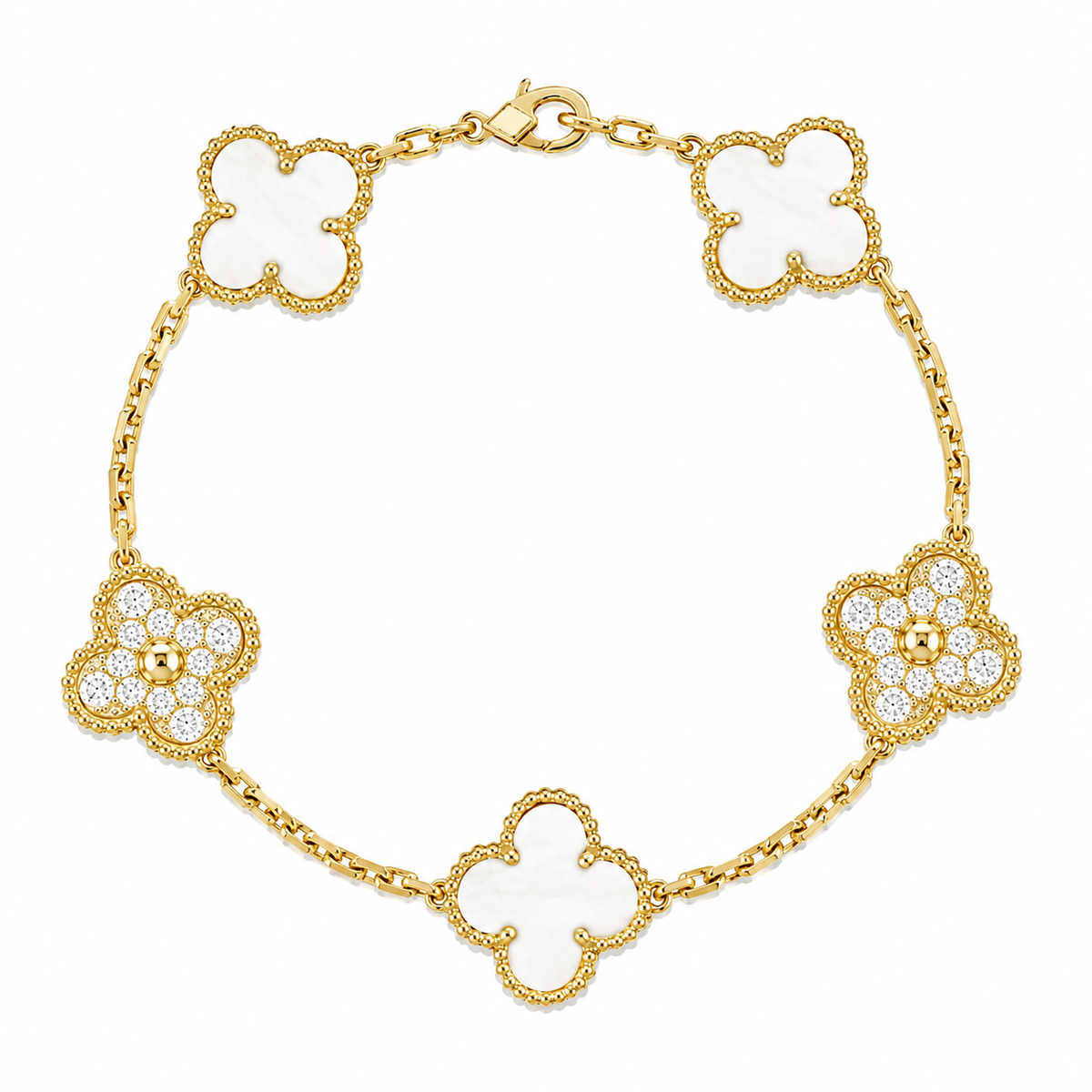 Lucky Bracelet - Diamanté Pearl