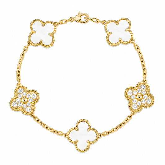 Lucky Bracelet - Diamanté Pearl