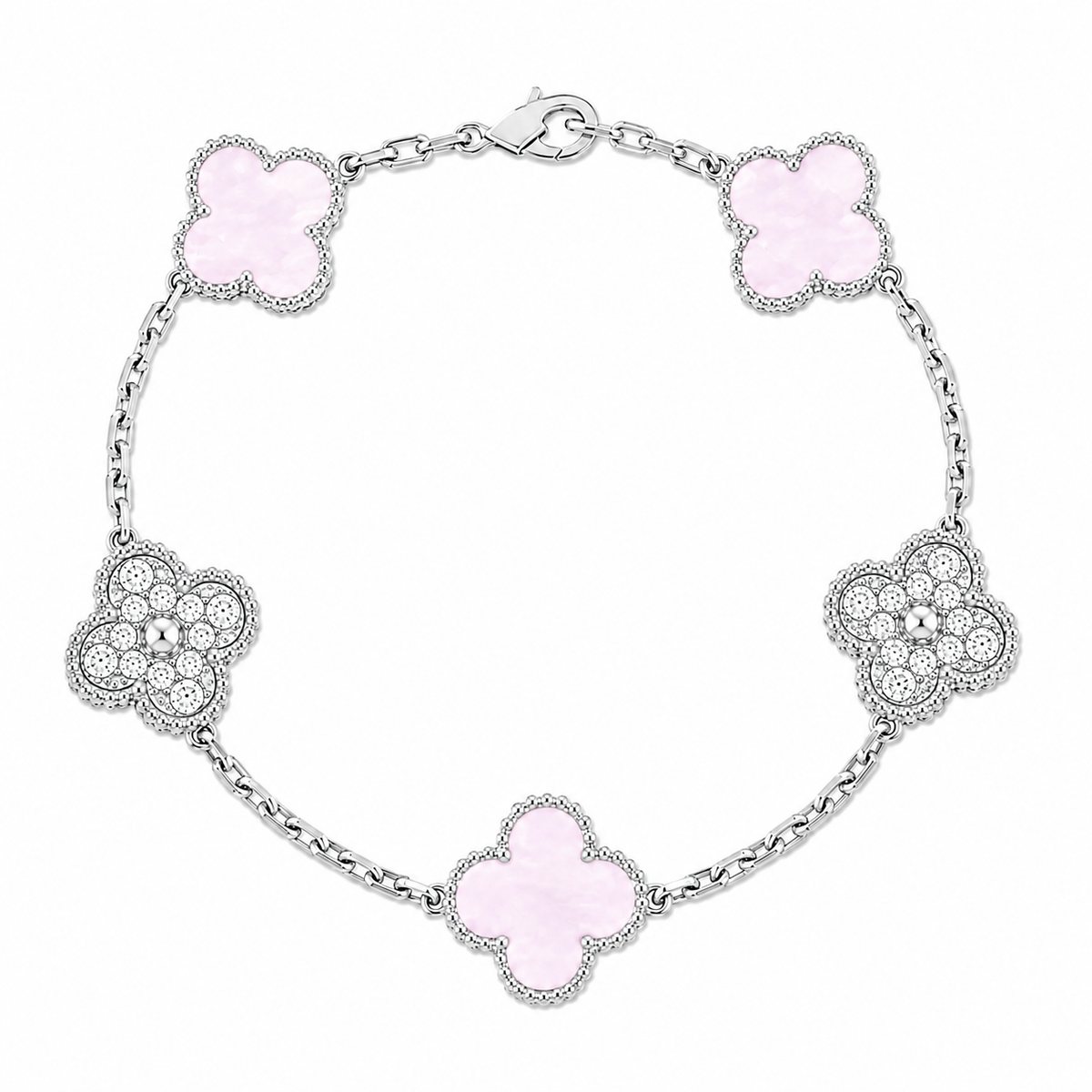 Lucky Bracelet - Diamanté Pink
